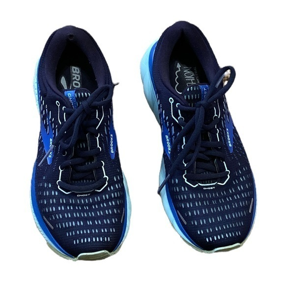 Brooks Ghost 13‎ Women's Blue Aqua Running Shoe Athletic Sneakers Size 7 - Picture 1 of 7